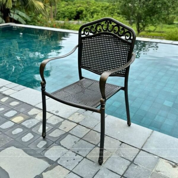 Stolica Spalato Antique crna